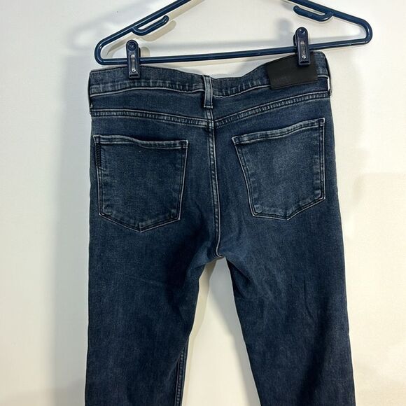 Paige Men's 28x31 Lennox Skinny Fit Jeans Dark Wash Stretch Straight Leg Denim - Picture 5 of 6